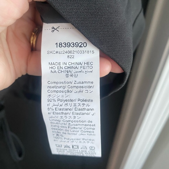 Missguided Black Tie Front Vest-Size XL - Picture 4 of 6